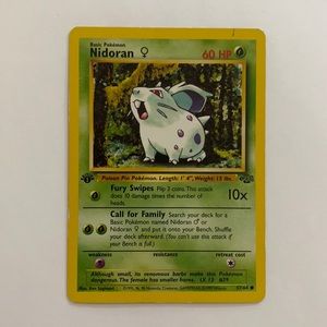Authentic 1999-2000 First Edition Nidoran